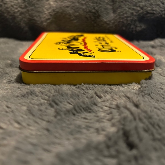 Vintage Chiclets Gum Advertising Tin Featuring Iconic Slogan Really Delightful - Picture 3 of 7